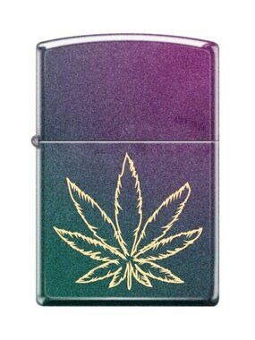 Sharp Iridescent Finish Zippo Lighter